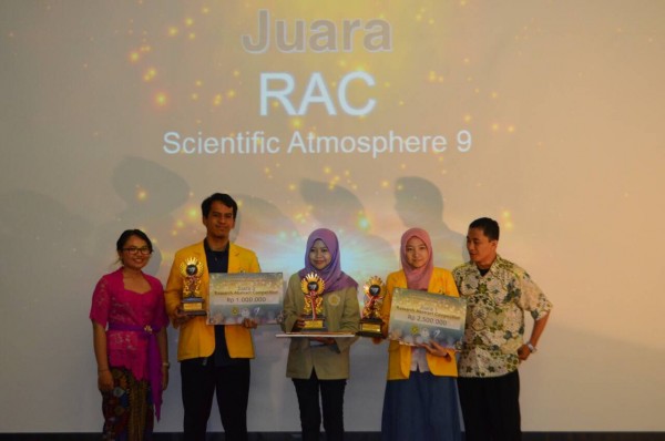 Juara 1,2, dan 3 Research Abstract Competition SA9